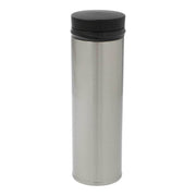 Stainless Steel Sublimation Thermos Drink Bottle 500ml / 17oz - Silver Front View