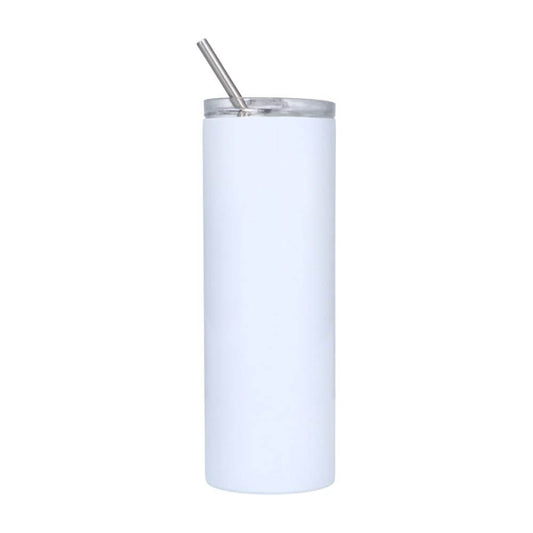 Stainless Steel Sublimation Thermos Drink Bottle 590 ml / 20oz - White
