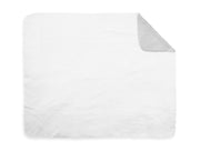 Sublimation Fleece Blanket with Sherpa Lining 127 x 152 cm - Grey Upside View