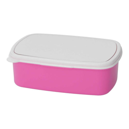 Sublimation Lunch Box - Pink Plastic