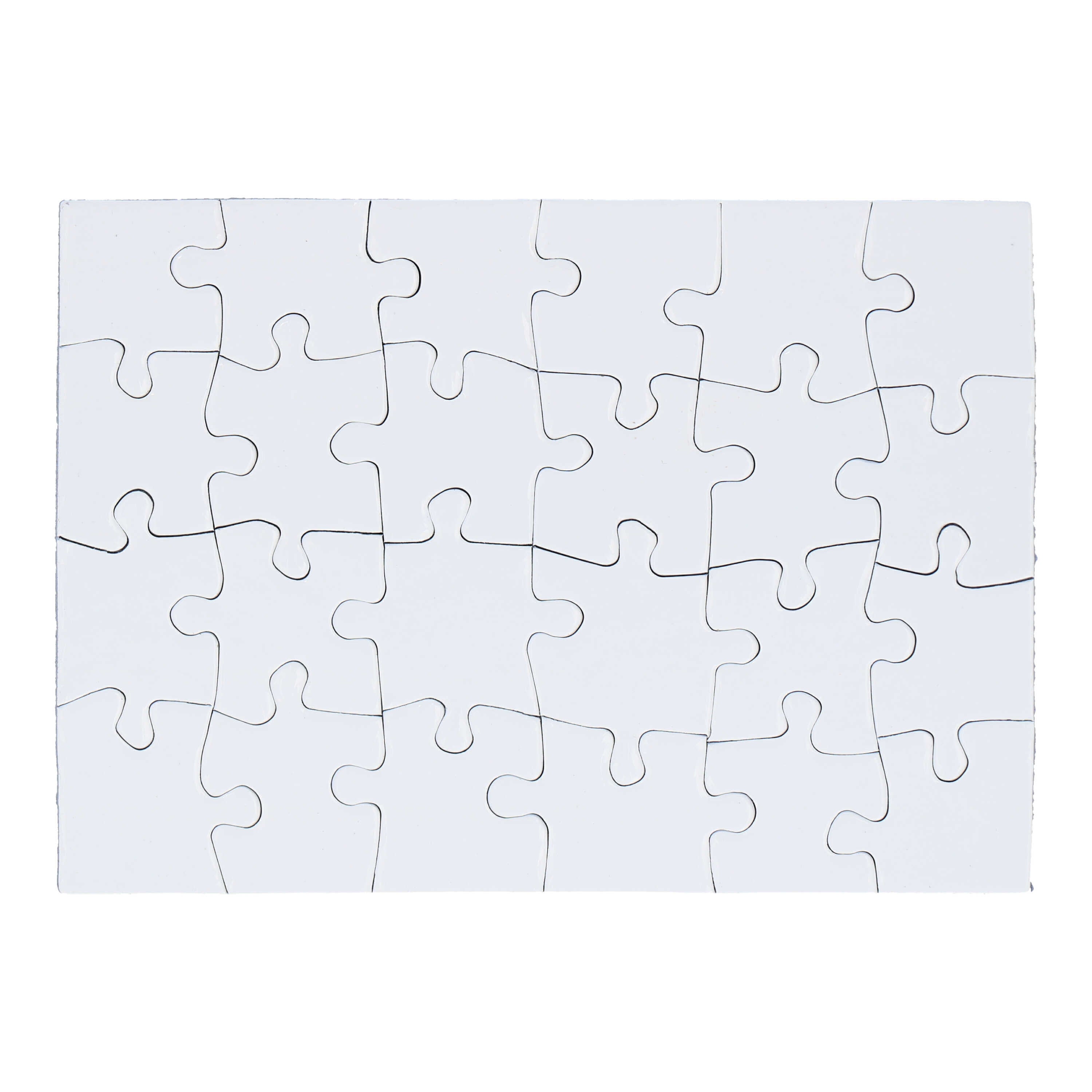 Sublimation Puzzle 10 x 14 cm - Cardboard 24 pcs