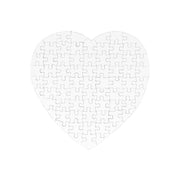 Sublimation Puzzle 19 x 19 cm - Cardboard 75 pcs Heart Shape
