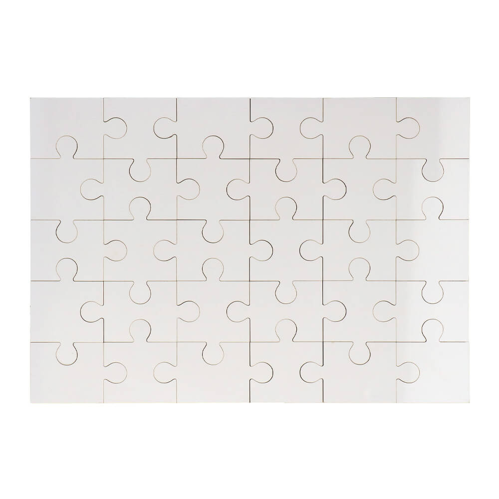Sublimation Puzzle 30 Pcs Rectangular made of Cardboard 17.5 x 25 cm PUZ.175.250.002