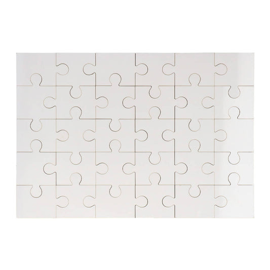 Sublimation Puzzle 30 Pcs Rectangular made of Cardboard 17.5 x 25 cm PUZ.175.250.002