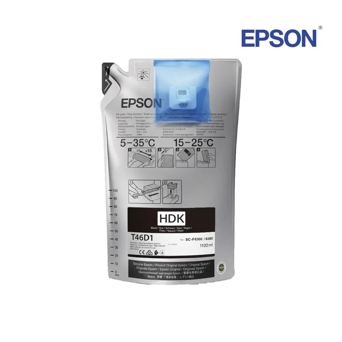 Epson Ultrachrome DS ink - Black hdK - Sublimation Ink