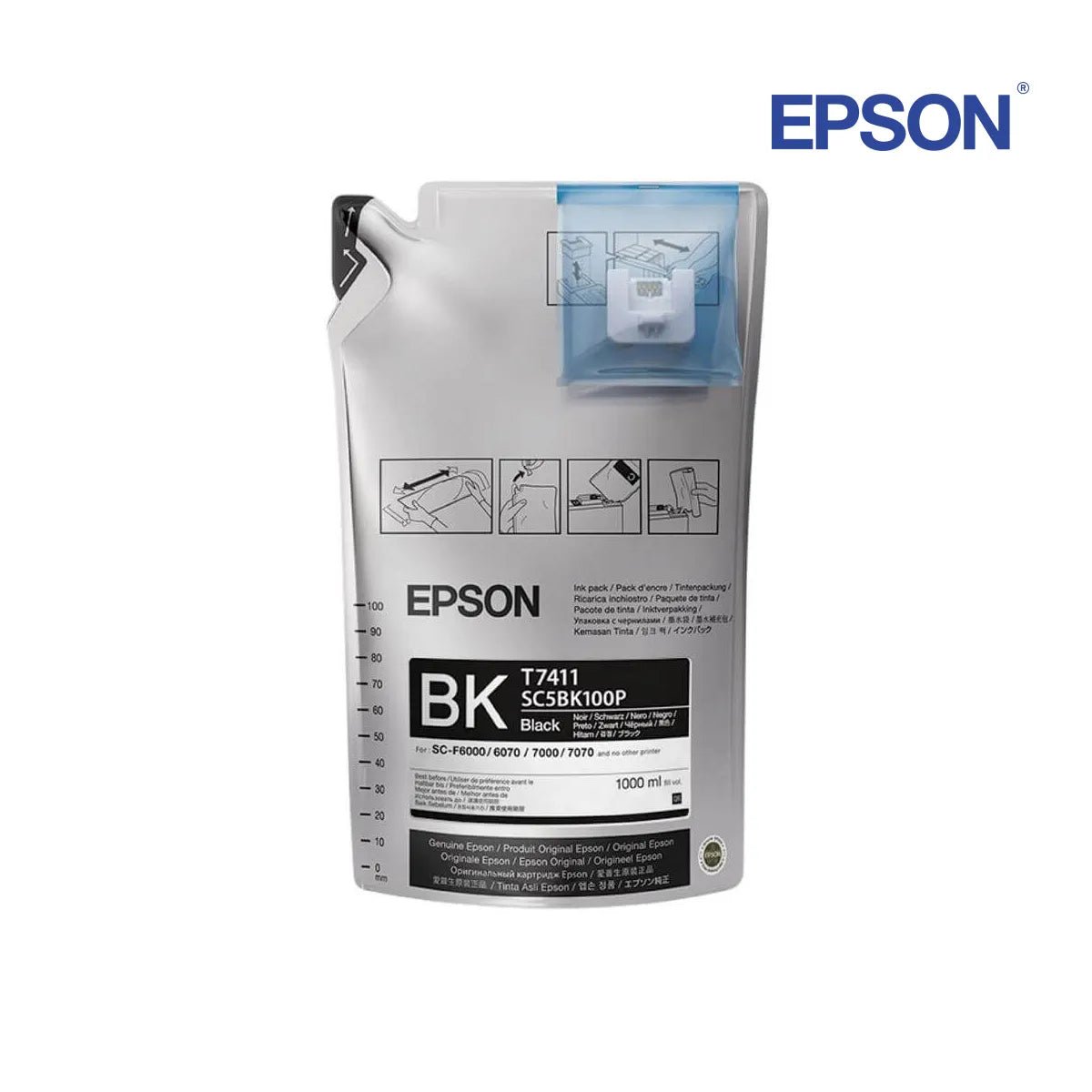 Epson Ultrachrome DS Sublimation Ink - Black - nK