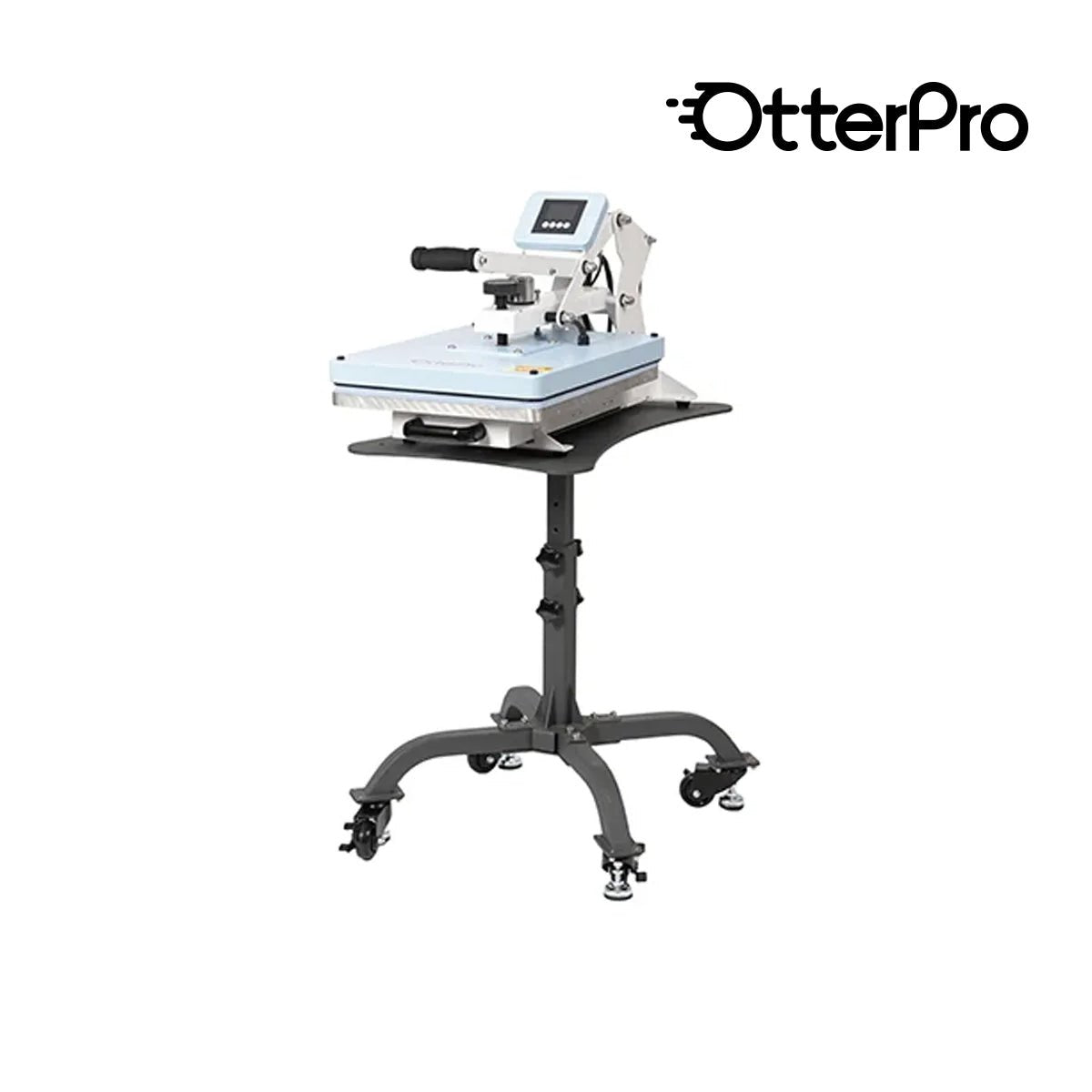 OtterPro Universal Heat Press Stand with Wheels - 94 x 90 x 52 cm