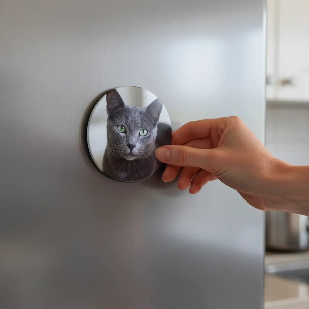 Printable Button with Magnetic Back Ø56 mm / 2.2” – Round