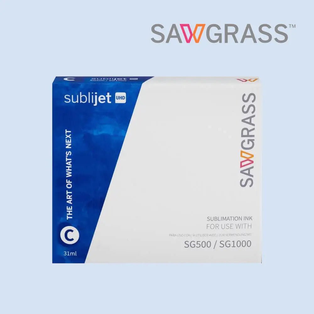 Sawgrass Sublimation Ink for SG500 & SG1000 – Cyan SubliJet - UHD