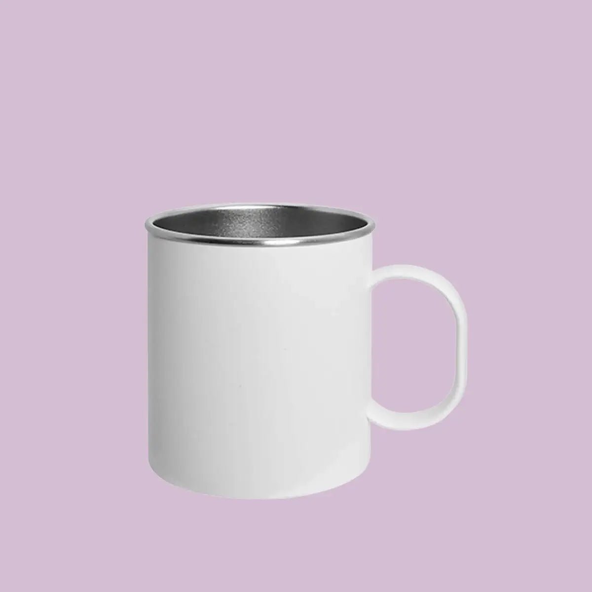 Stainless Steel Sublimation Mug - White