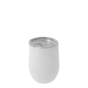 Stainless Steel Sublimation Wine Glass - White