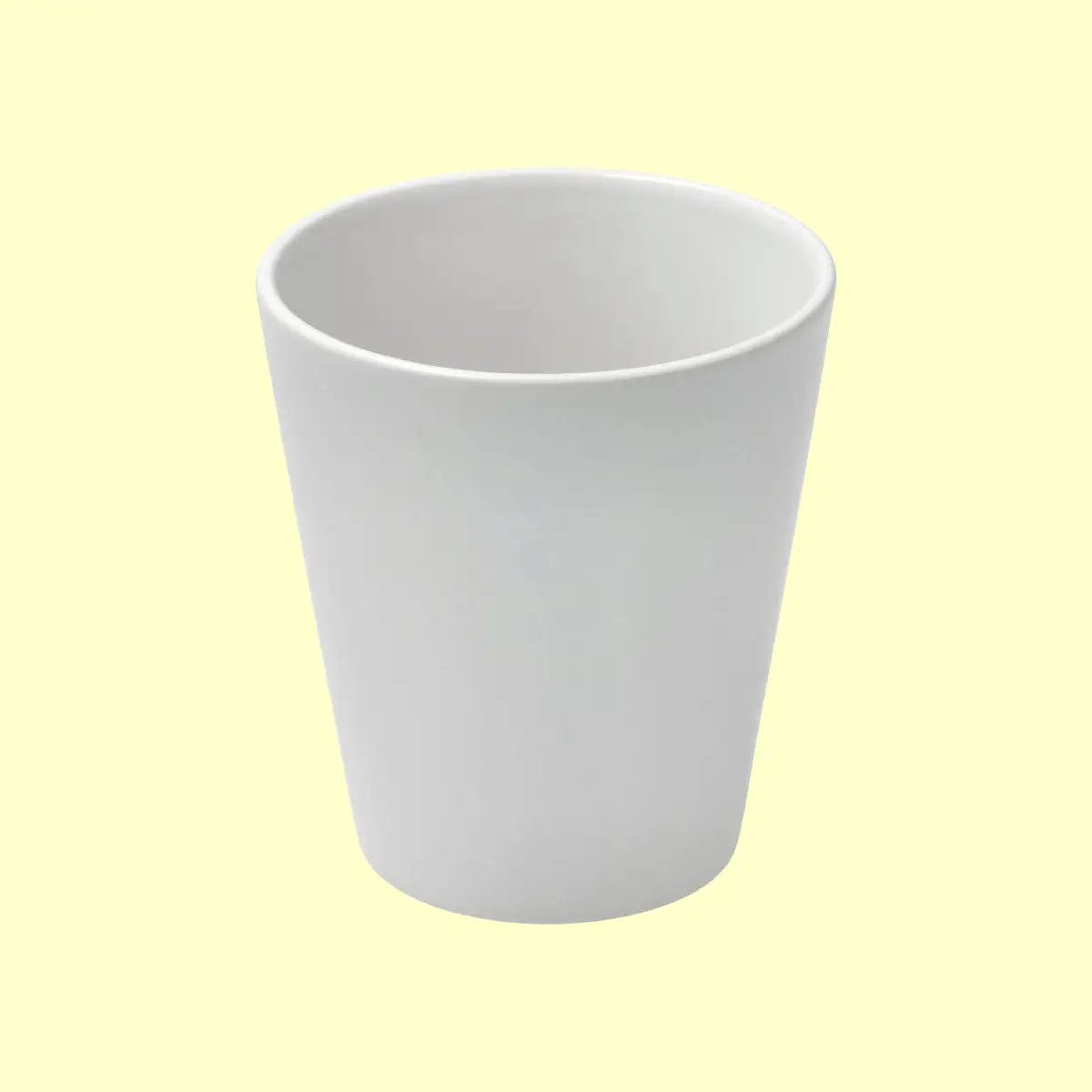 Sublimation Flower Pot Conical Shape 10oz White - with Hole