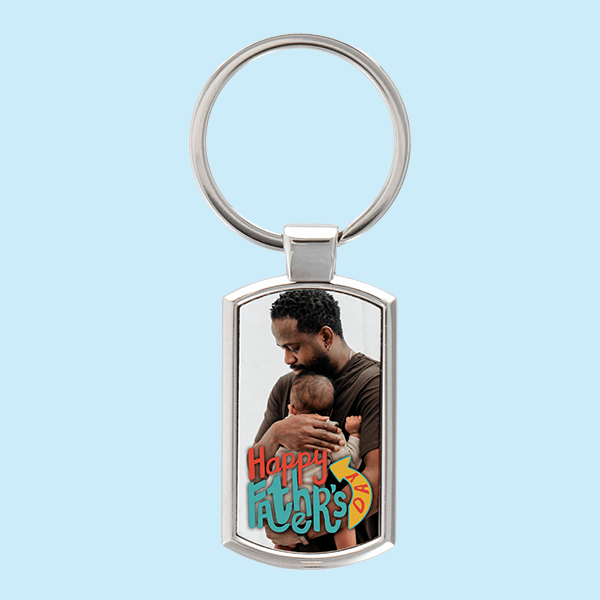 Sublimation Keychain Aluminum Rectangle - 41 x 19 mm