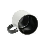 Sublimation Mug 11oz Black - Inside and Handle