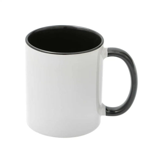 Sublimation Mug 11oz Black - Inside and Handle