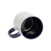 Sublimation Mug 11oz - dark blue inside and handle
