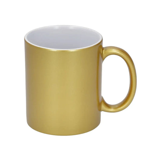 Sublimation Mug 11oz – High Gloss Gold