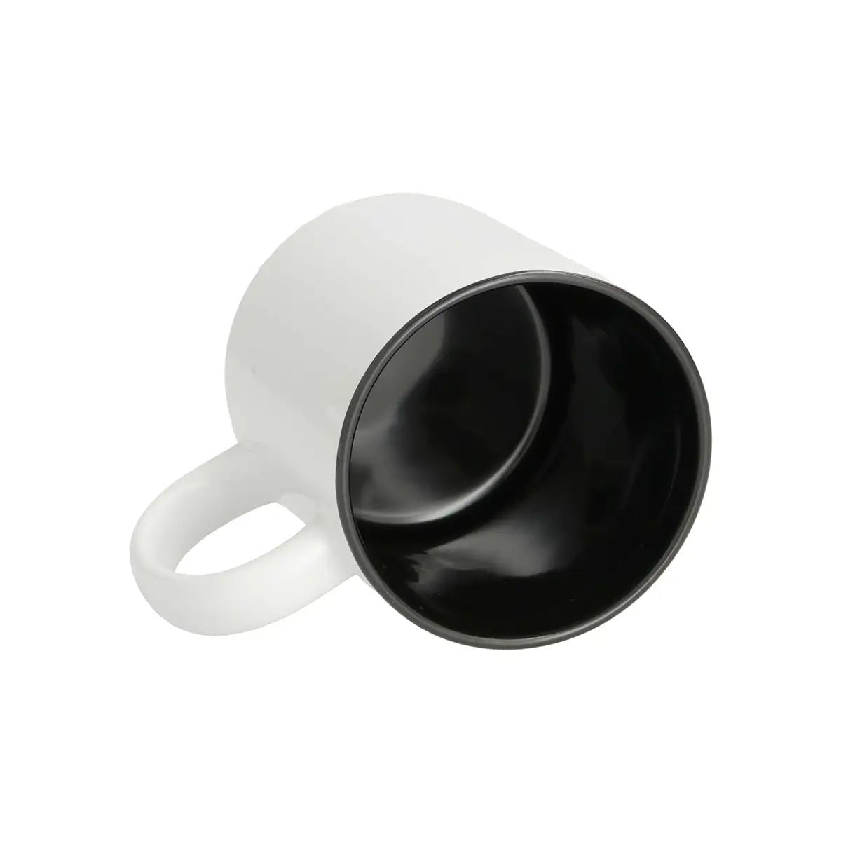 Sublimation Mug 11oz - inside Black & handle White