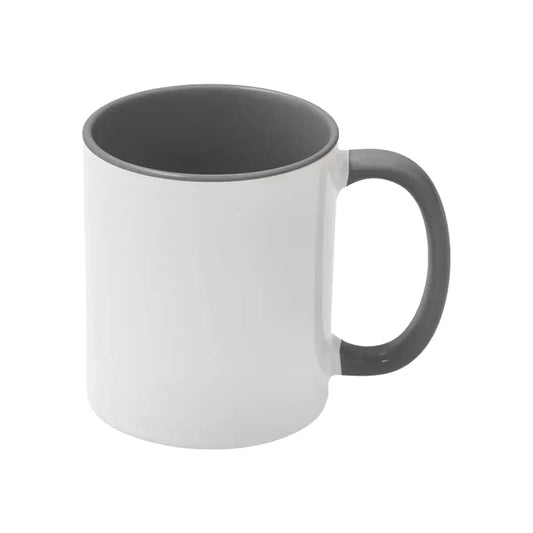 Sublimation Mug 11oz - inside & handle Grey
