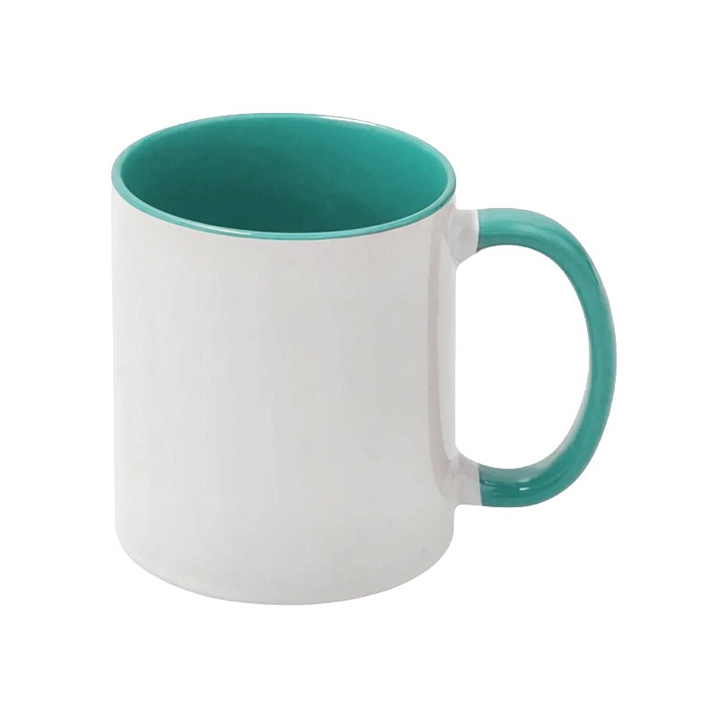 Sublimation Mug 11oz - inside & handle Lake Blue