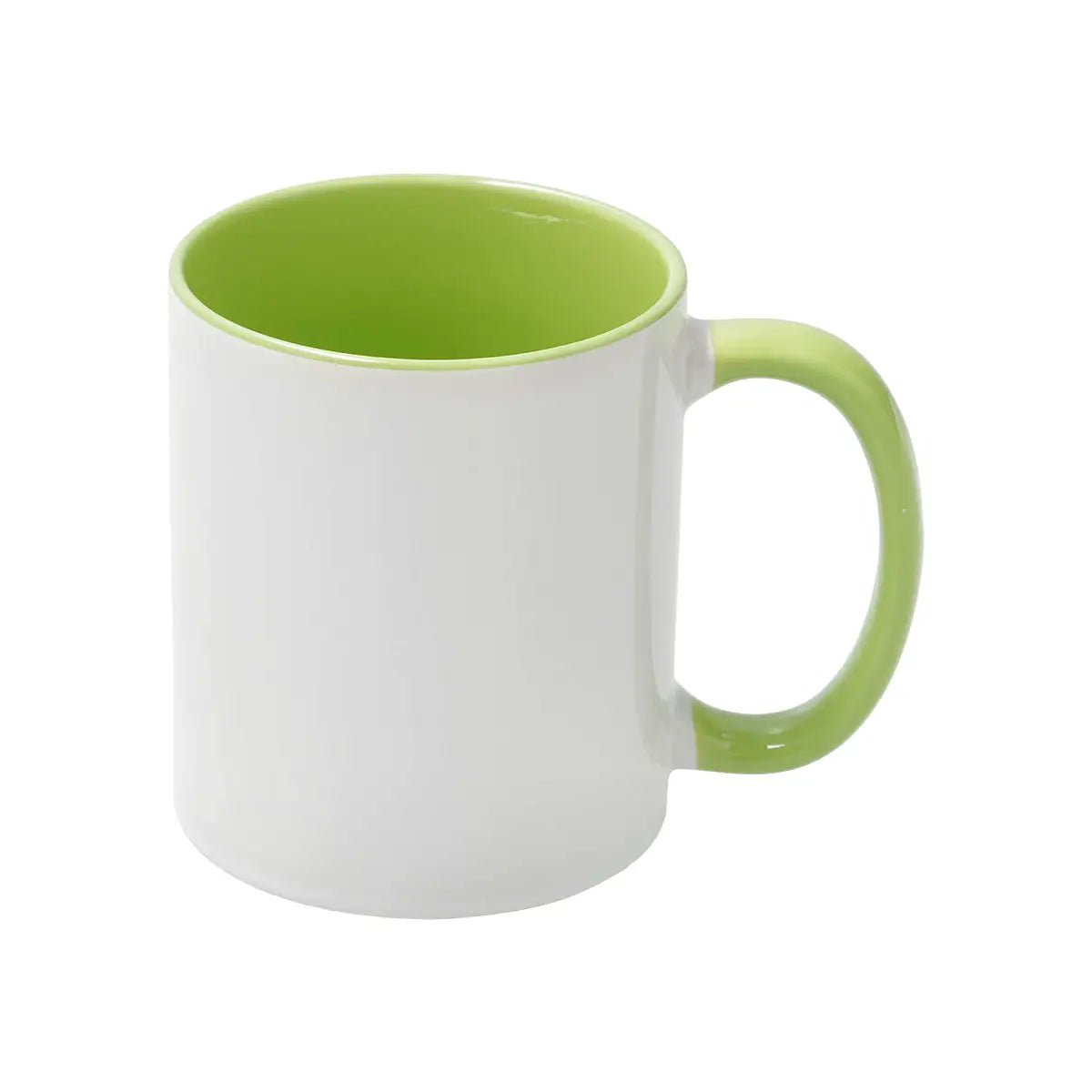 Sublimation Mug 11oz - inside & handle Light Green