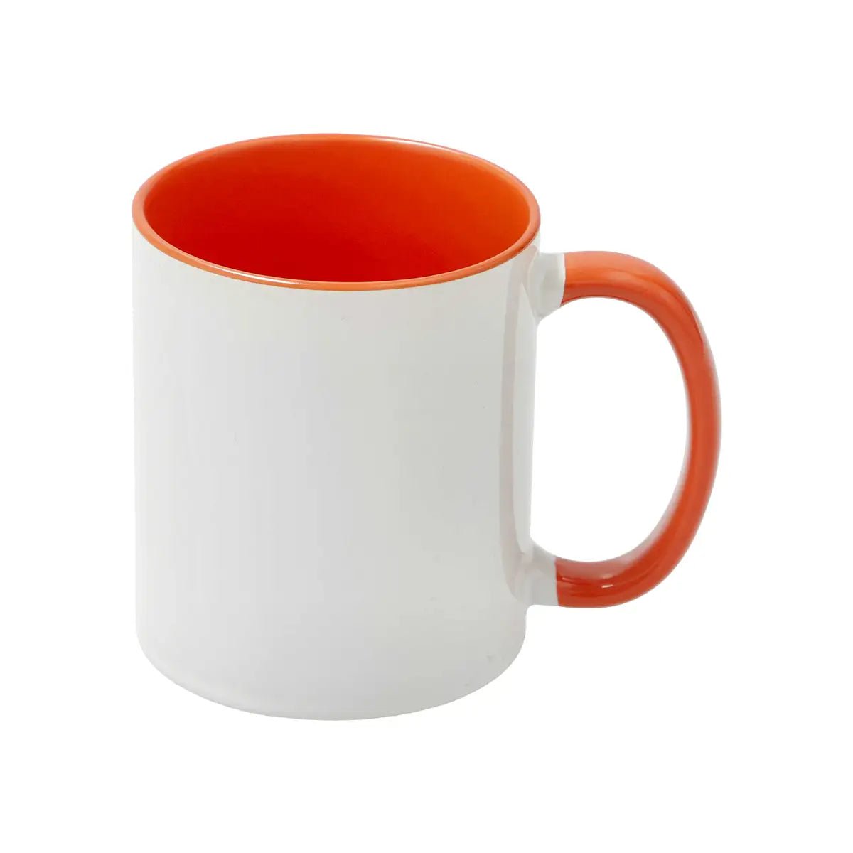 Sublimation Mug 11oz - inside & handle Orange