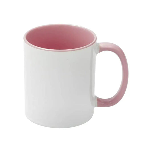 Sublimation Mug 11oz - inside & handle Pink