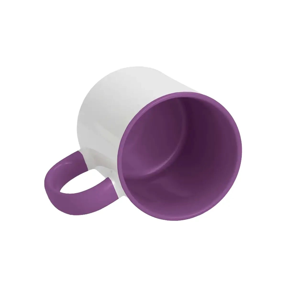 Sublimation Mug 11oz - inside & handle Purple