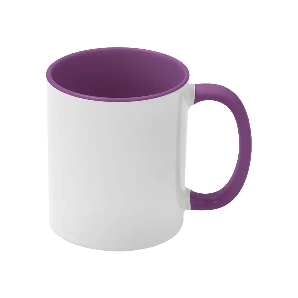 Sublimation Mug 11oz - inside & handle Purple