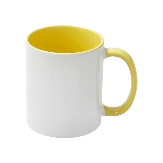Sublimation Mug 11oz - inside & handle Yellow