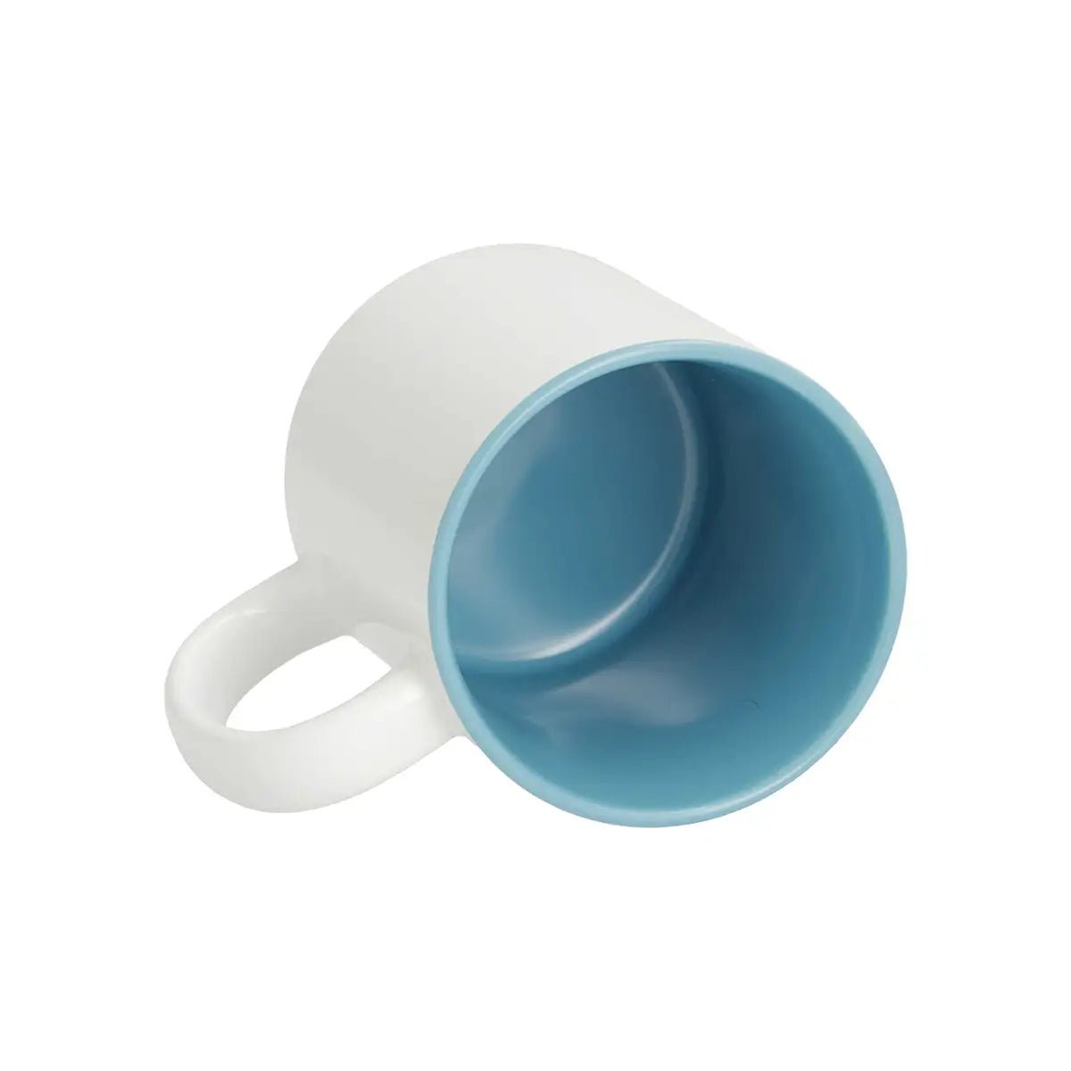 Sublimation Mug 11oz - inside Light Blue & handle White
