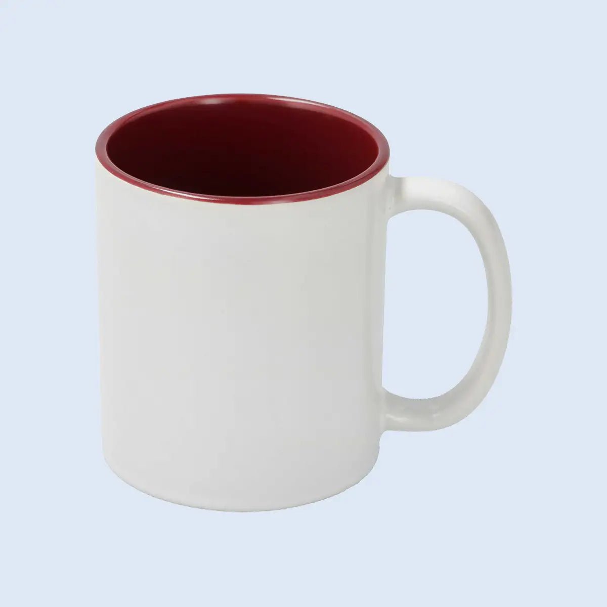 Sublimation Mug 11oz - inside Maroon & handle White