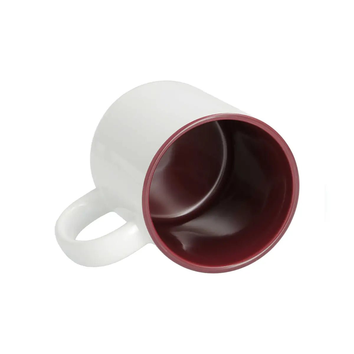 Sublimation Mug 11oz - inside Maroon & handle White