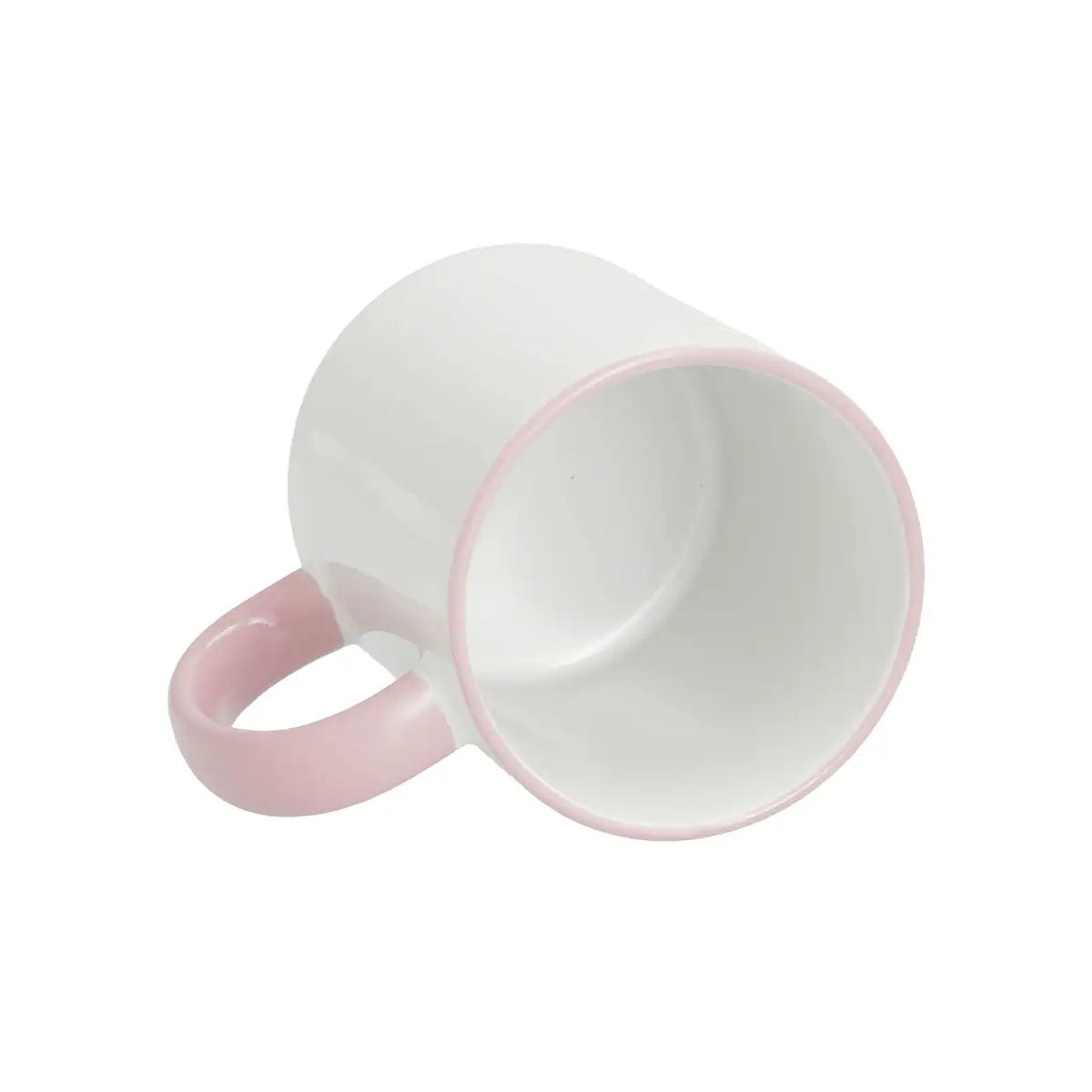 Sublimation Mug 11oz, Pink - Rim & Handle