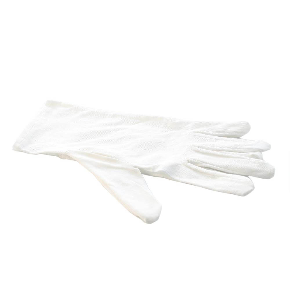 Thin White Cotton Gloves - M