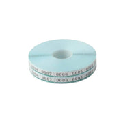 Twin Checks 4 - Digit Number Stickers 20 × 7 mm – Silver