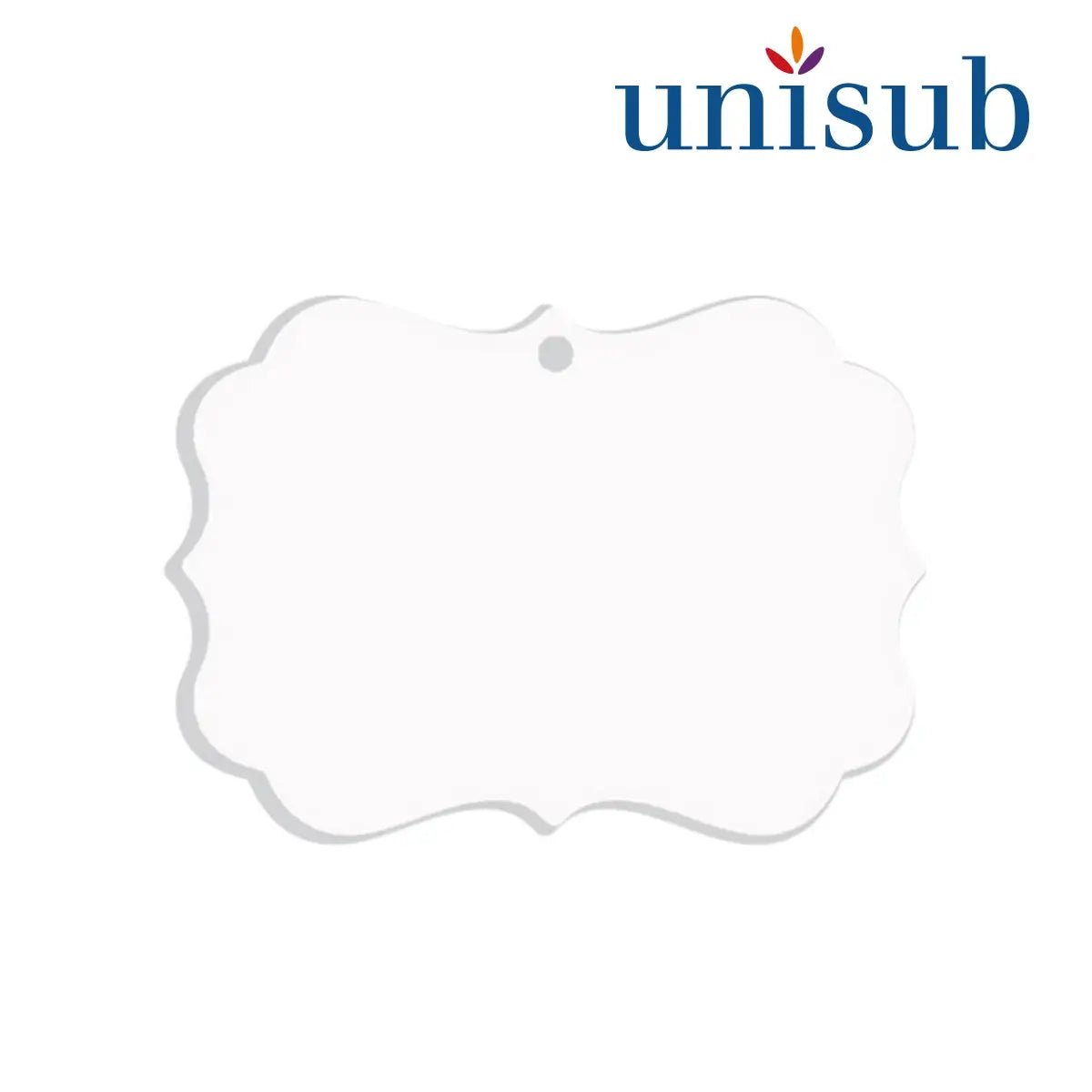 Unisub Acryl Ornament Creative Border 100 x 72 x 6 mm - 4950