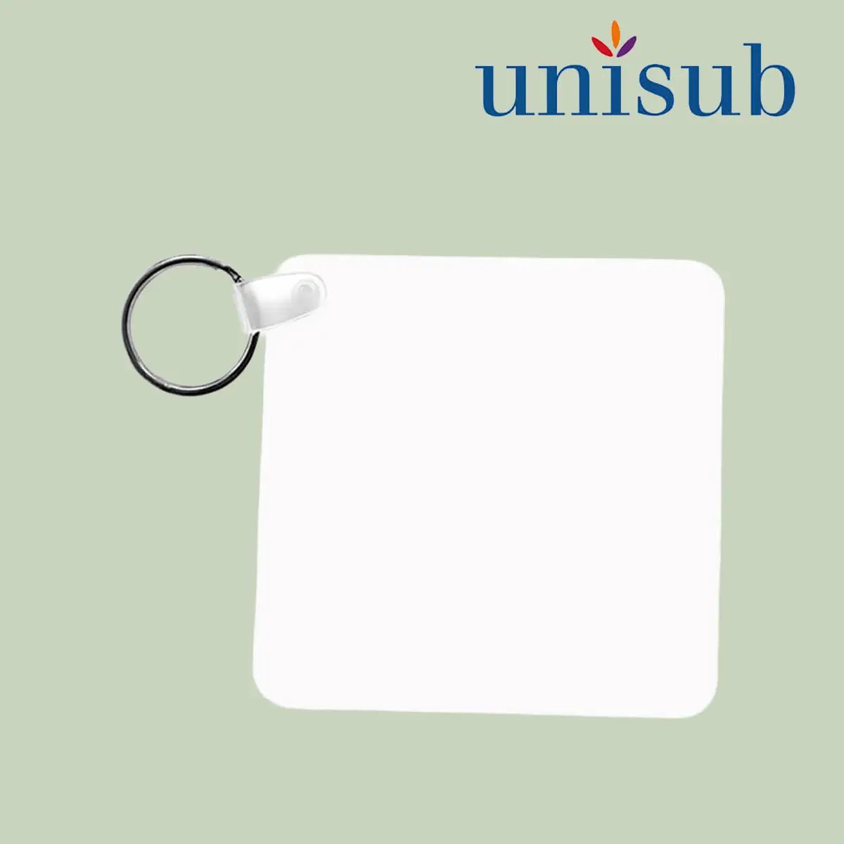 Unisub Sublimation Keychain FRP - Square 2 Sided
