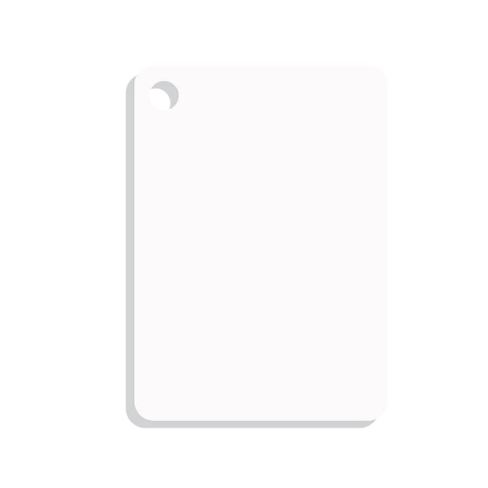 Unisub Sublimation Keychain Rectangle 2 Sided 57 x 41 x 6 mm - 4957