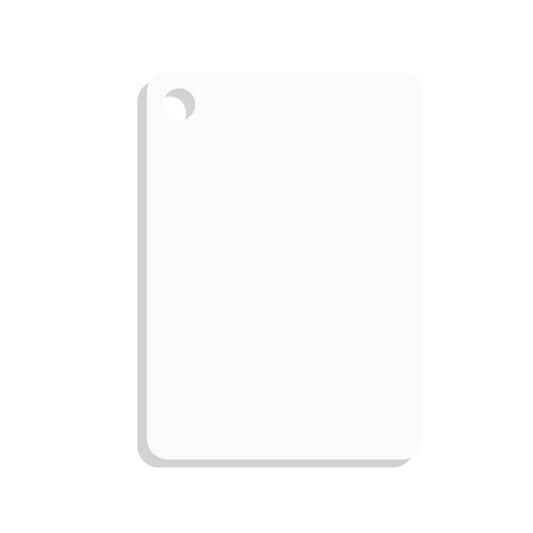 Unisub Sublimation Keychain Rectangle 2 Sided 57 x 41 x 6 mm - 4957