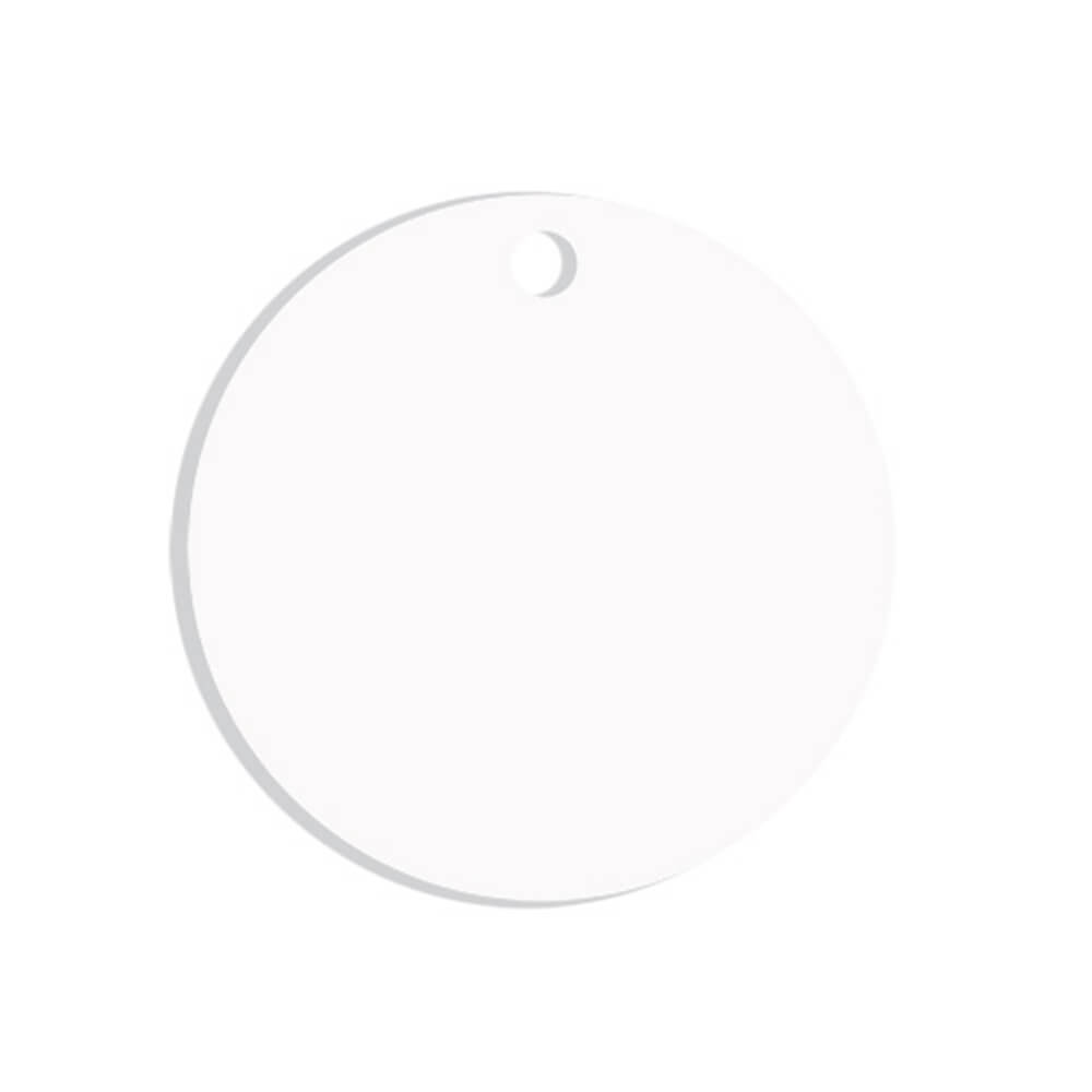 Unisub Sublimation Ornament Circle 2 Sided 79 x 79 x 6 mm - 4953