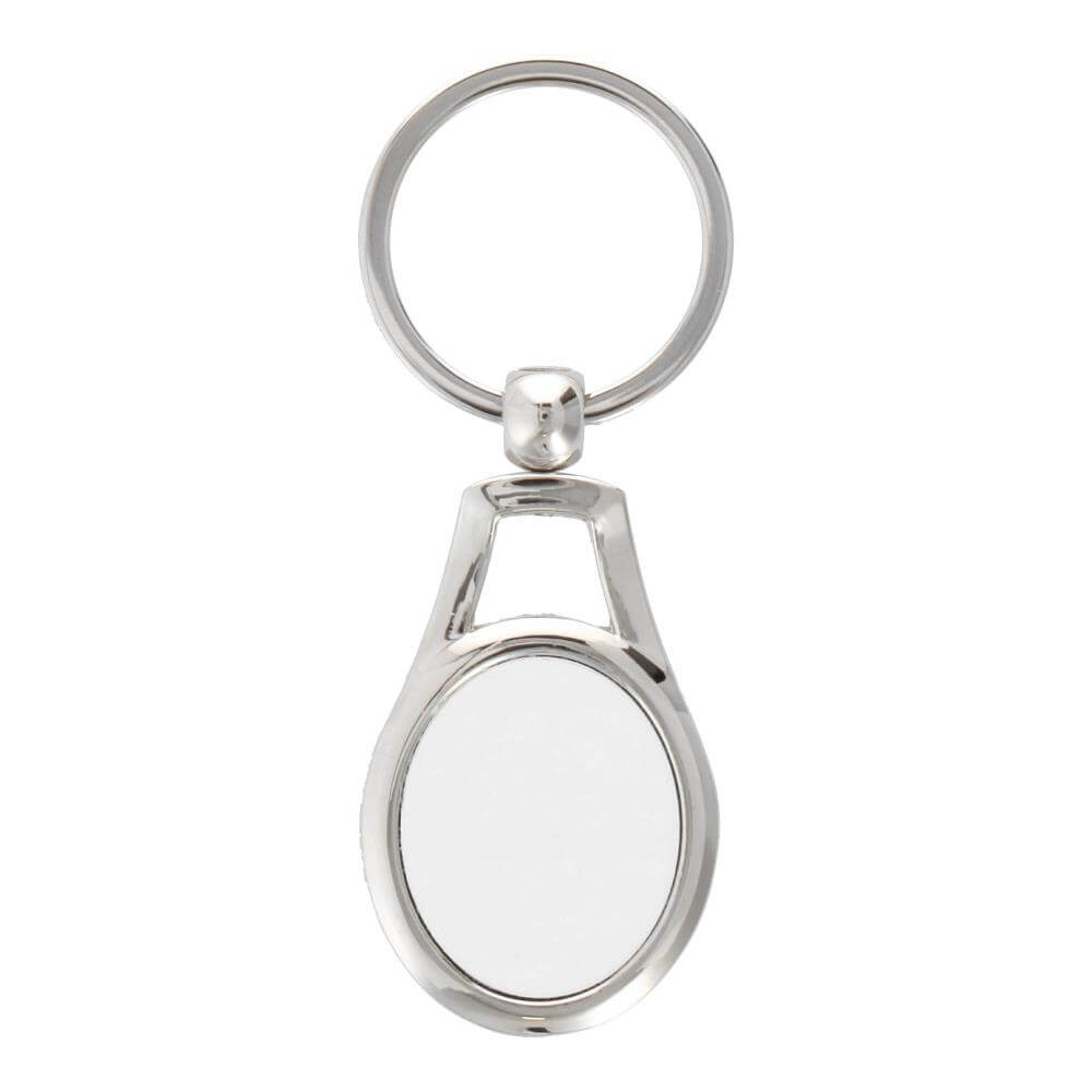 Oval Sublimation Keychain - 37 x 24 mm