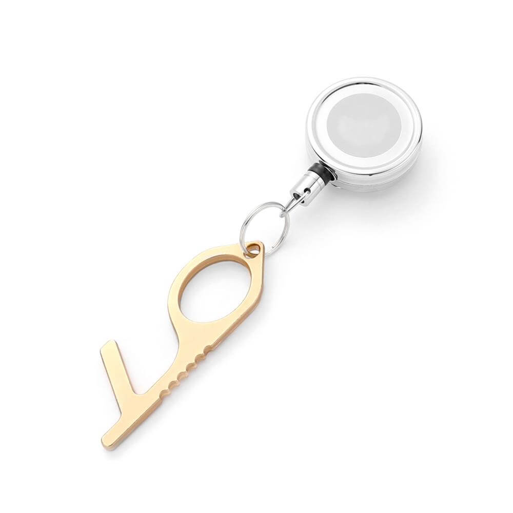 Sublimation Door Opener, Key Chain Frontside View