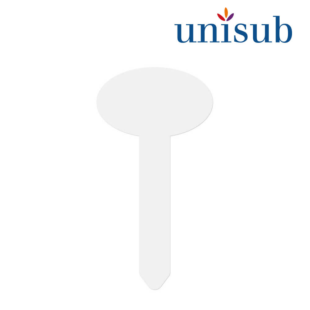 Unisub EXTENDED Oval Sublimation Garden Stake - 89 x 175 mm