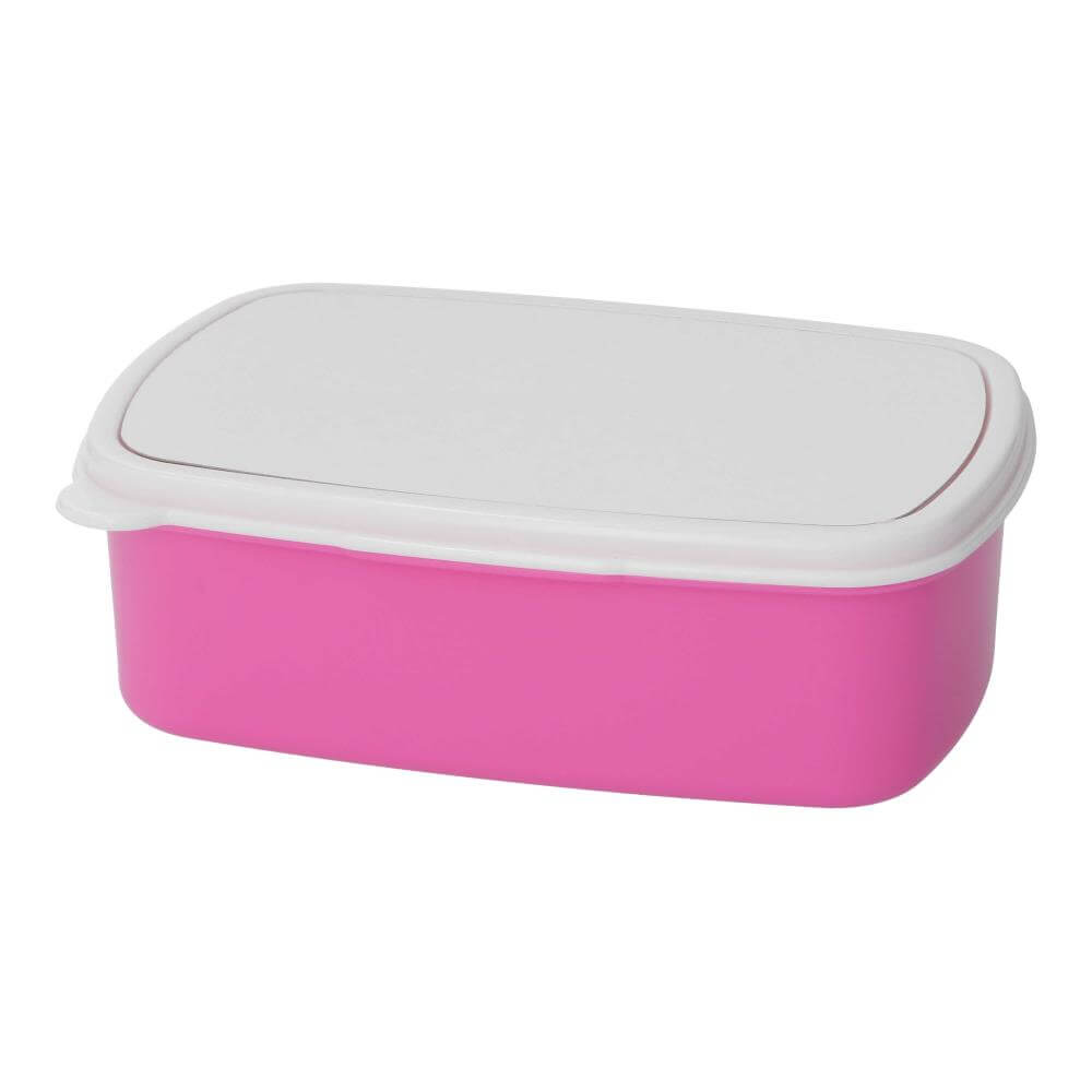 Sublimation Lunch Box - Pink Plastic
