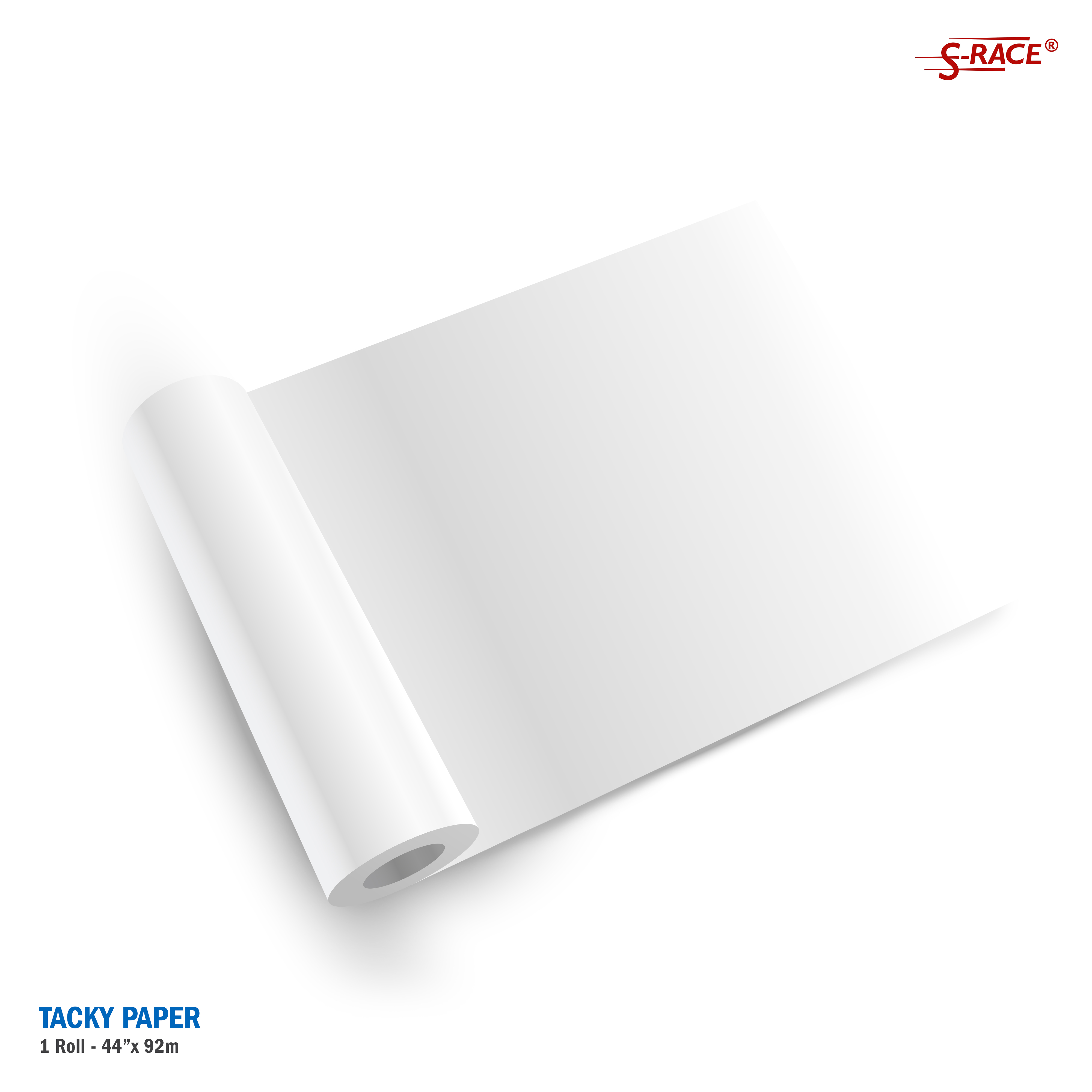 S-RACE Papier de Sublimation Tacky Ultra 100 - 44" x 92 m