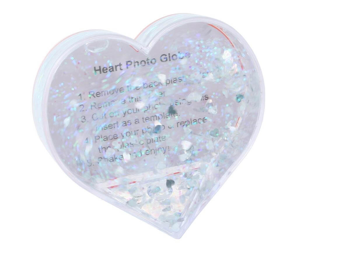 Photo Snow Frame 97 x 91 mm - Heart Shape