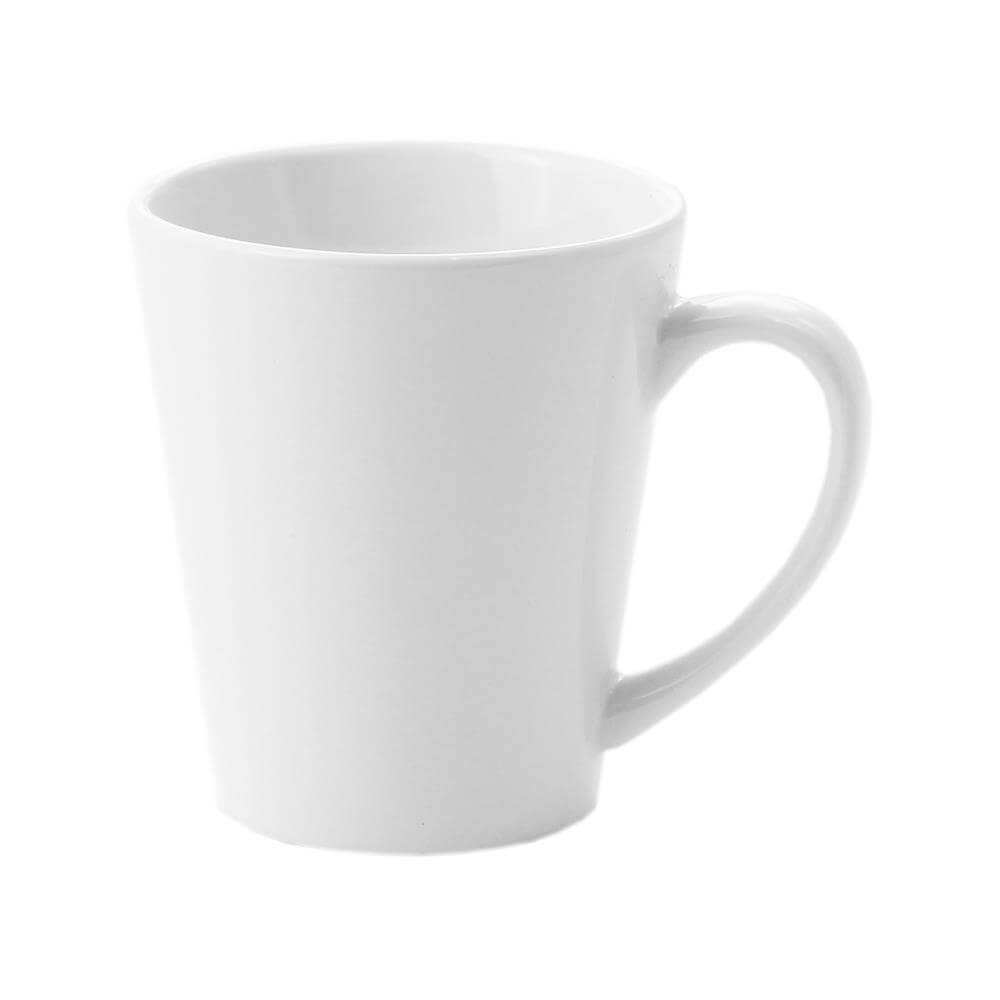 Sublimation Latte Mug Conical Shape 12oz White | SPM.092.100.001