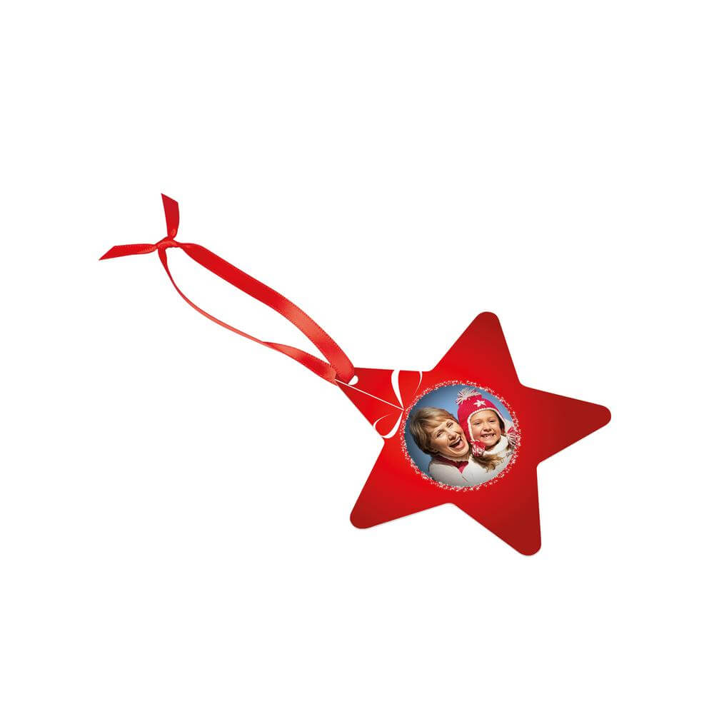 Unisub Sublimation Ornament - Ster 2 Sided