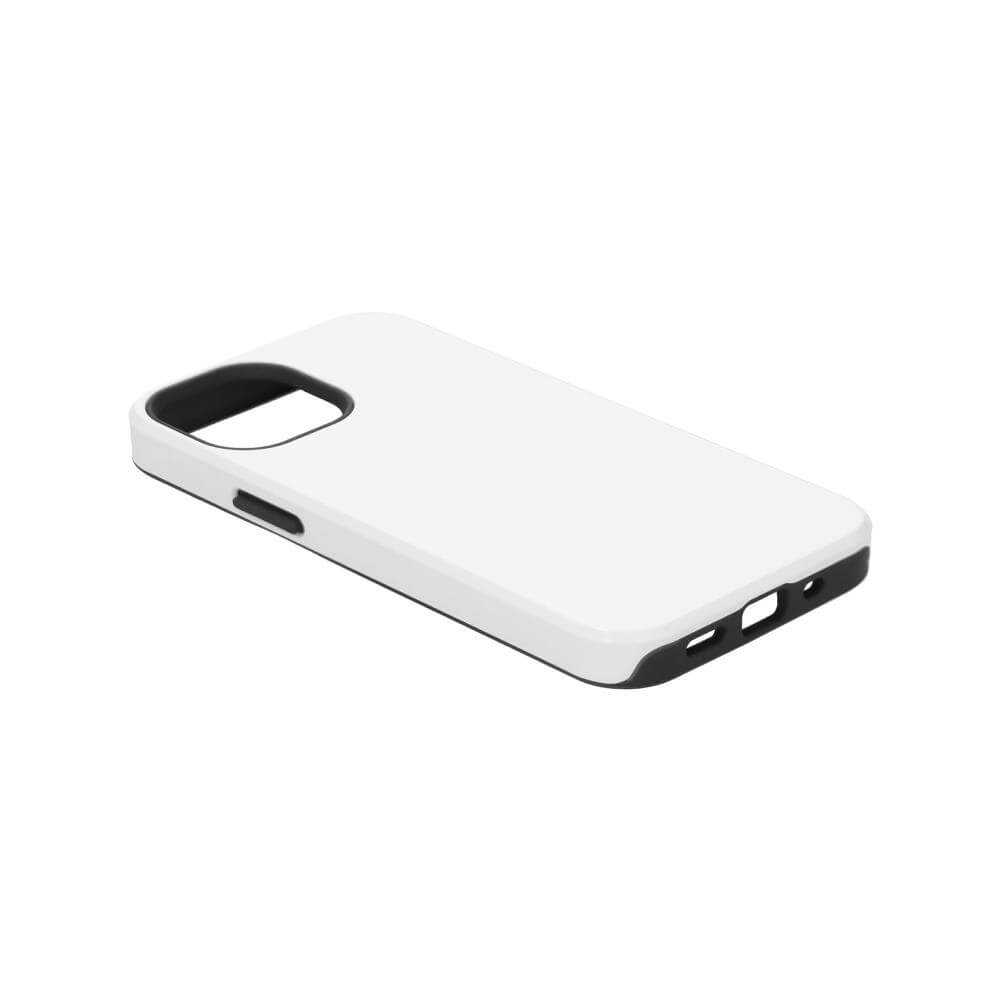 3D Apple iPhone 13 mini Sublimation Tough Case - Gloss White